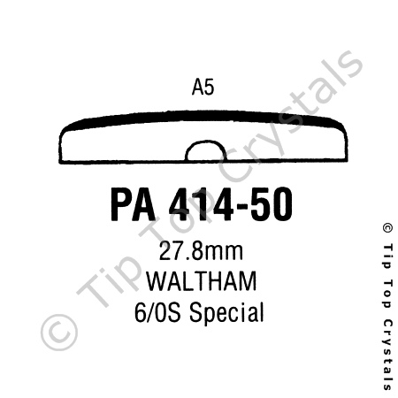 GS PA414-50 Watch Crystal