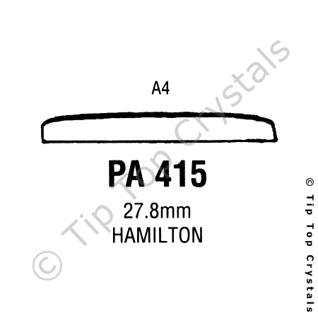 GS PA415 Watch Crystal