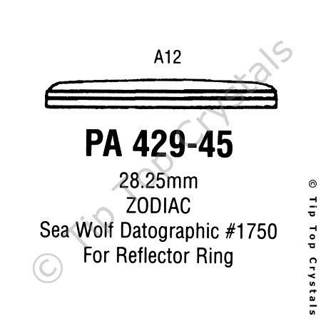 GS PA429-45 Watch Crystal