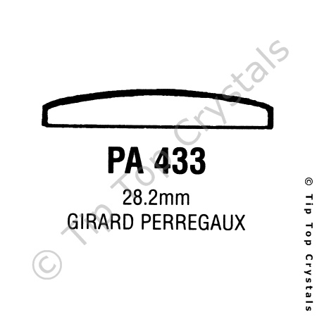 GS PA433 Watch Crystal