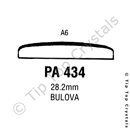 GS PA434 Watch Crystal