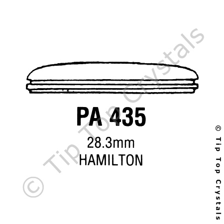 GS PA435 Watch Crystal