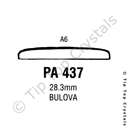 GS PA437 Watch Crystal