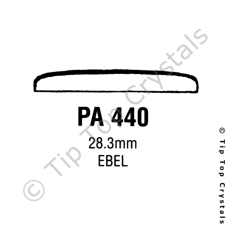 GS PA440 Watch Crystal