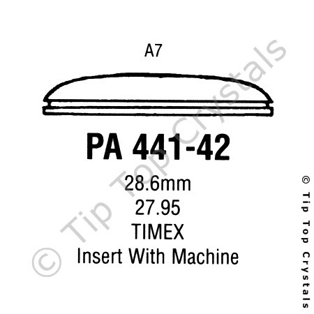 GS PA441-42 Watch Crystal