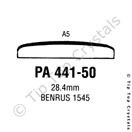 GS PA441-50 Watch Crystal