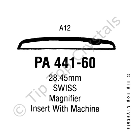 GS PA441-60 Watch Crystal