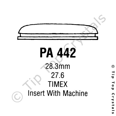 GS PA442 Watch Crystal