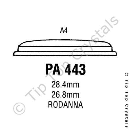 GS PA443 Watch Crystal