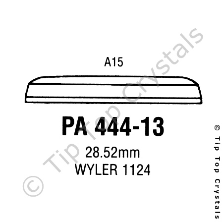 GS PA444-13 Watch Crystal