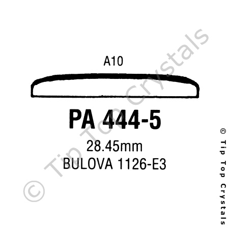 GS PA444-5 Watch Crystal