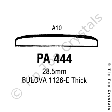 GS PA444 Watch Crystal