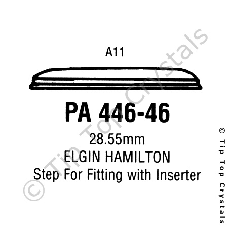 GS PA446-46 Watch Crystal