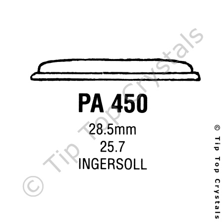 GS PA450 Watch Crystal