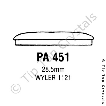 GS PA451 Watch Crystal