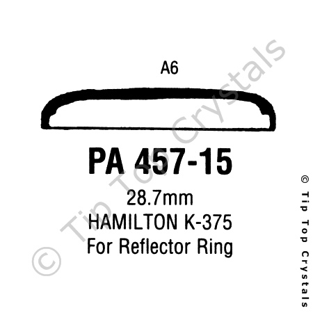 GS PA457-15 Watch Crystal