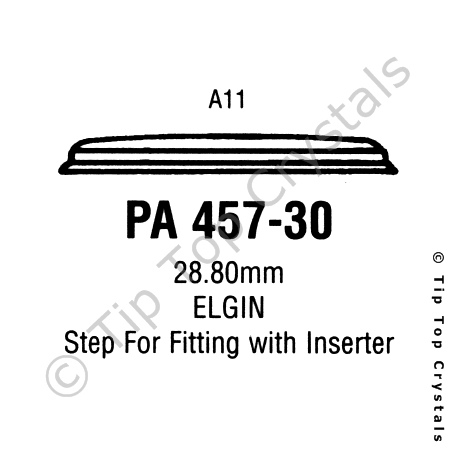 GS PA457-30 Watch Crystal