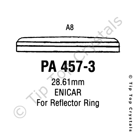 GS PA457-3 Watch Crystal