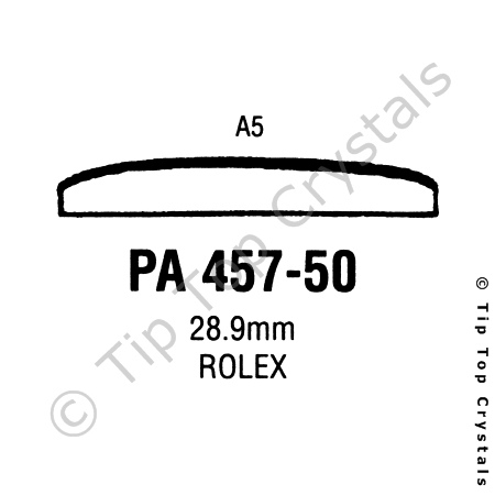 GS PA457-50 Watch Crystal