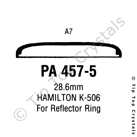 GS PA457-5 Watch Crystal