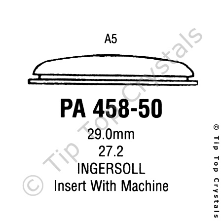 GS PA458-50 Watch Crystal
