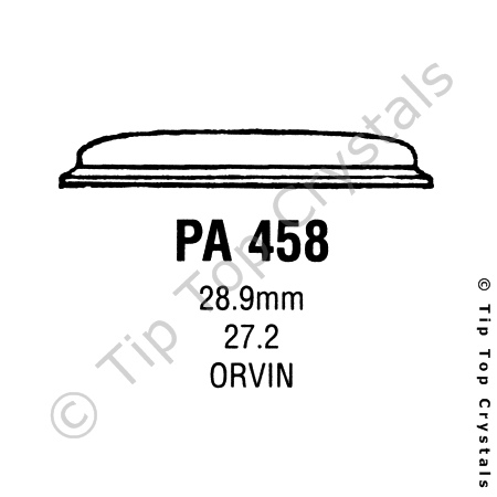 GS PA458 Watch Crystal