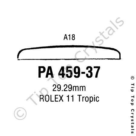 GS PA459-37 Watch Crystal