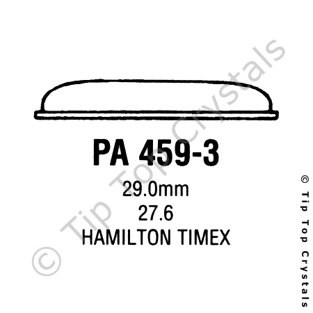 GS PA459-3 Watch Crystal