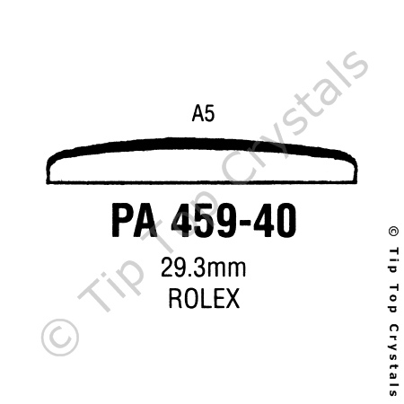 GS PA459-40 Watch Crystal