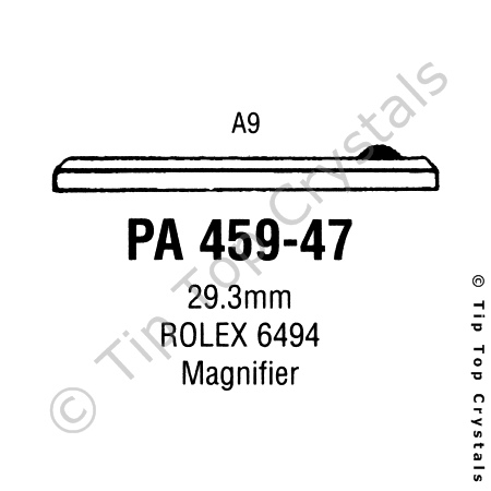 GS PA459-47 Watch Crystal
