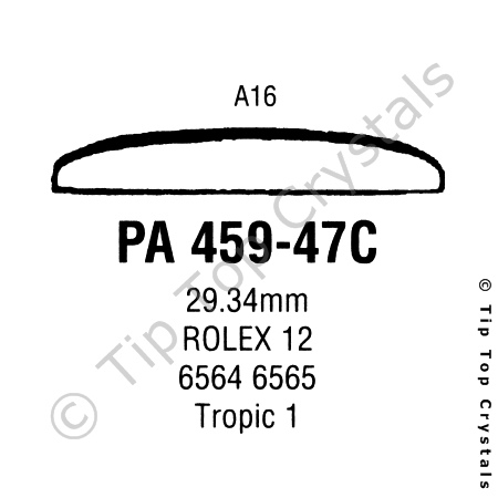 GS PA459-47C Watch Crystal