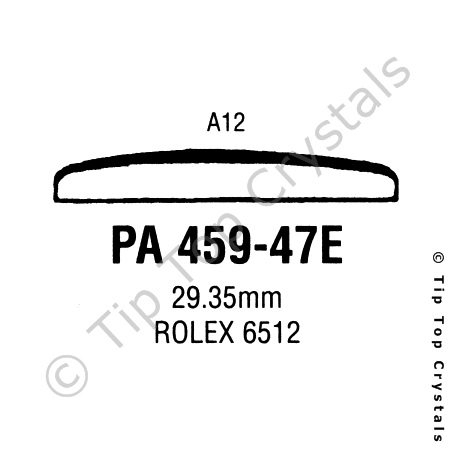 GS PA459-47E Watch Crystal