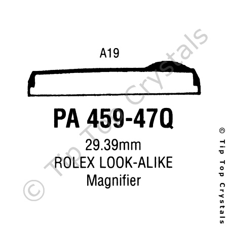 GS PA459-47Q Watch Crystal