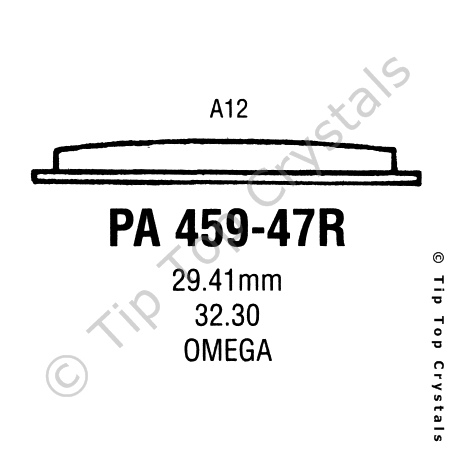 GS PA459-47R Watch Crystal