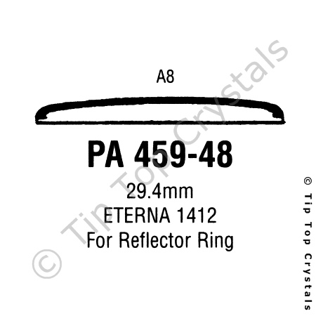 GS PA459-48 Watch Crystal