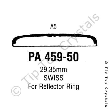 GS PA459-50 Watch Crystal