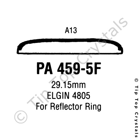 GS PA459-5F Watch Crystal