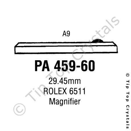 GS PA459-60 Watch Crystal