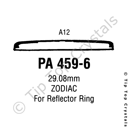 GS PA459-6 Watch Crystal