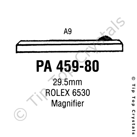 GS PA459-80 Watch Crystal