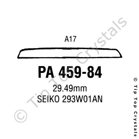 GS PA459-84 Watch Crystal