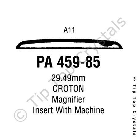 GS PA459-85 Watch Crystal