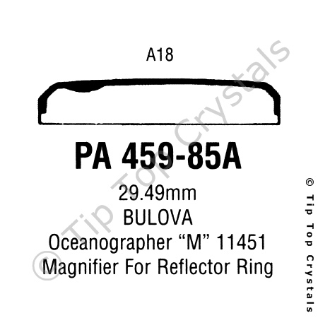 GS PA459-85A Watch Crystal