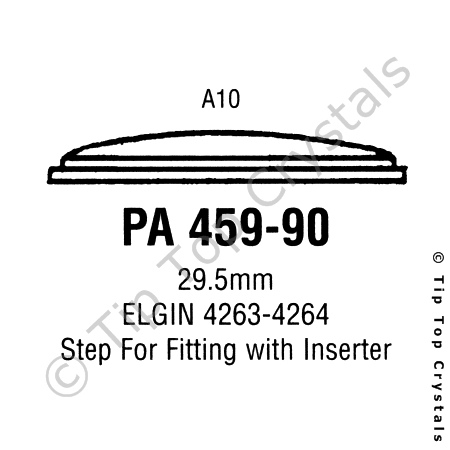 GS PA459-90 Watch Crystal