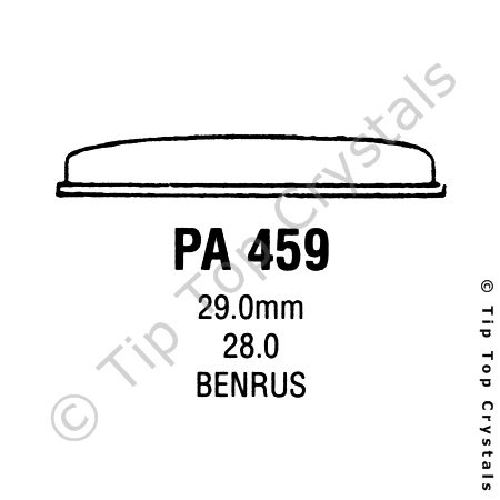 GS PA459 Watch Crystal