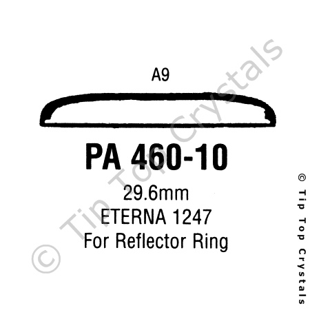 GS PA460-10 Watch Crystal