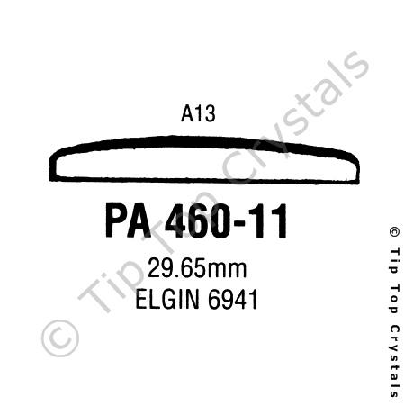 GS PA460-11 Watch Crystal