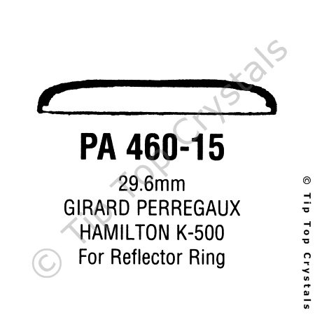 GS PA460-15 Watch Crystal