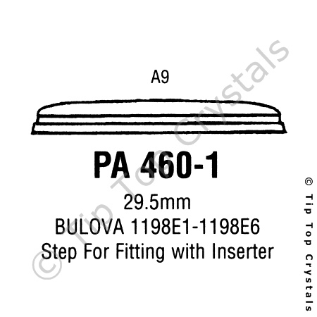 GS PA460-1 Watch Crystal