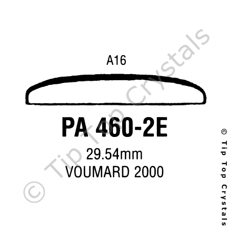 GS PA460-2E Watch Crystal